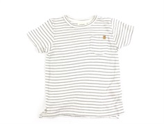 Lil Atelier limestone coconut milk striped top